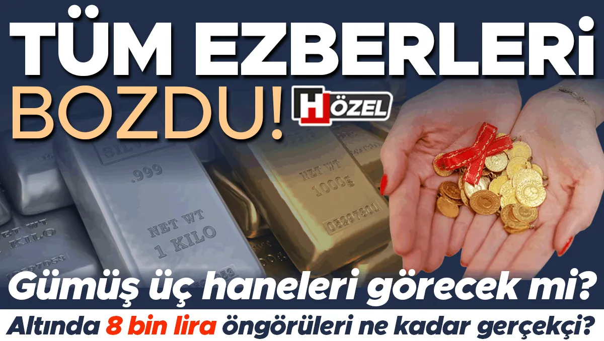 Gümüş üç haneleri görecek mi? 